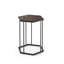 Renee Hexagonal End Table with Metal Frame