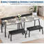 Ensemble de table de salle à manger pour 4 pièces 3 pièces-55918976