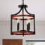 Lustre carré / rectangulaire à 4 lumières Dzmitriy-903889071