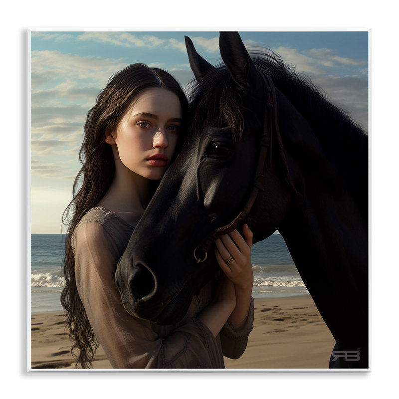 «Beautiful Girl & Stallion» par RB