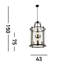 Napolitano 8-Light Lantern Chandelier