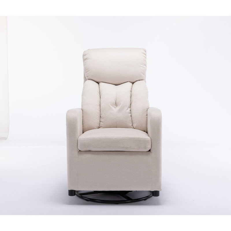 Fauteuil inclinable Markele, Mélange de lin beige