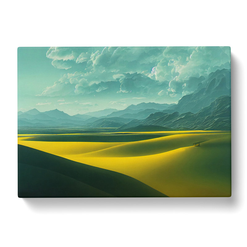 Serene Meadow Landscape Vol.3 - Wrapped Canvas, 40cm H x 60cm W x 3cm D