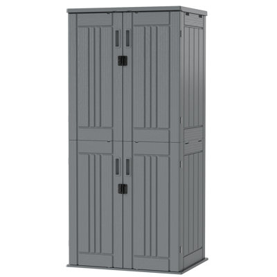 Armoire de rangement en résine et verrouillable EHHLY