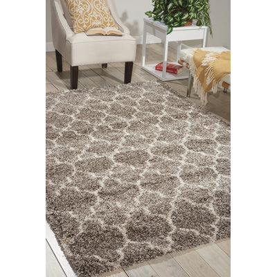 Patinkin Geometric Shag Area Rug