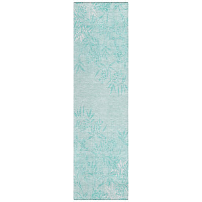 Deivin Washable Floral Indoor / Outdoor Rug