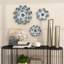 Ensemble de 3 pièces de décoration murale en métal