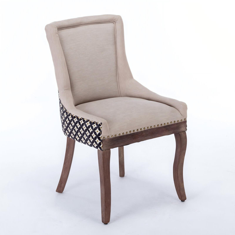 Tabourets de bar rembourrés Modern, Beige