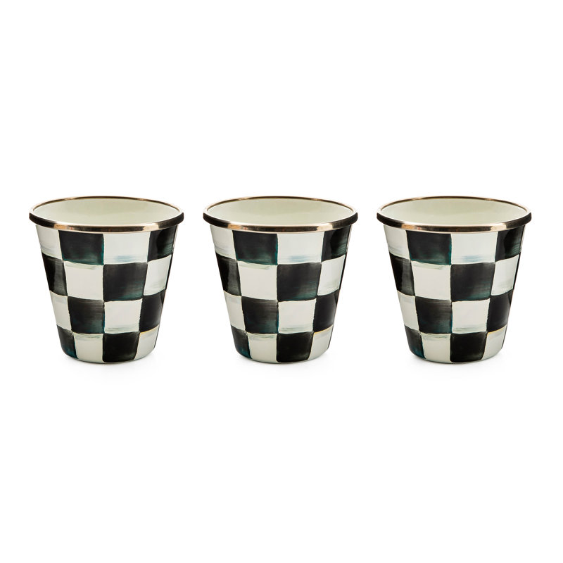 Courtly Check Herb Pots