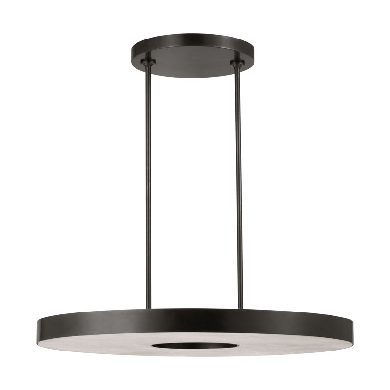 Wyllis LED Chandelier, Bronze, 2.5" H x 36" W x 36" D