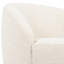 Chaise longue pivotante rembourrée Alma Boucle-448977327