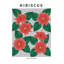 "Hibiscus", art mural texturé encadré-798687424-798687425