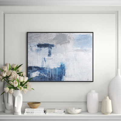 Nordic Ice - cadre flottant, reproduction d'art sur toile