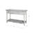 Country Cottage Console Table with Drawer and Shelf – 42-Inch Solid Pine and Acacia Wood Rustic Farmhouse Entryway Table for Hallway, Living Room or TV Stand by Alaterre Furniture (Antique White)-2039060758