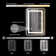 Akilan Frameless LED Vanity Mirror with Front-lit and Back-lit, Memory Function, 3 Colour Temperatures & Dimmable Light, Anti-fog Tempered Glass ETL Mirror