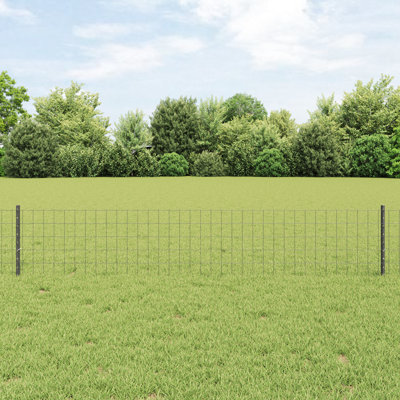 Fence with Post Segment Outdoor Barrier Garden Terrace Divider Boundary