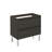 Ambra Freestanding Standard Single Vanity Bathroom Vanity With Ceramic Top with Mirror-51260030-125004422