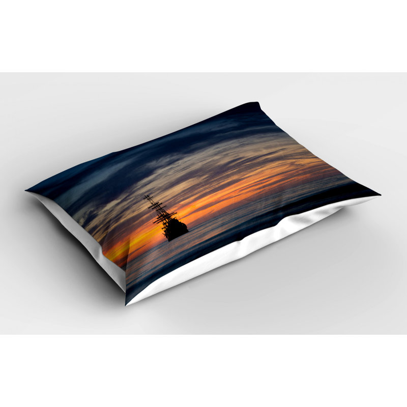 Sun Polyester Sham Set, Twin