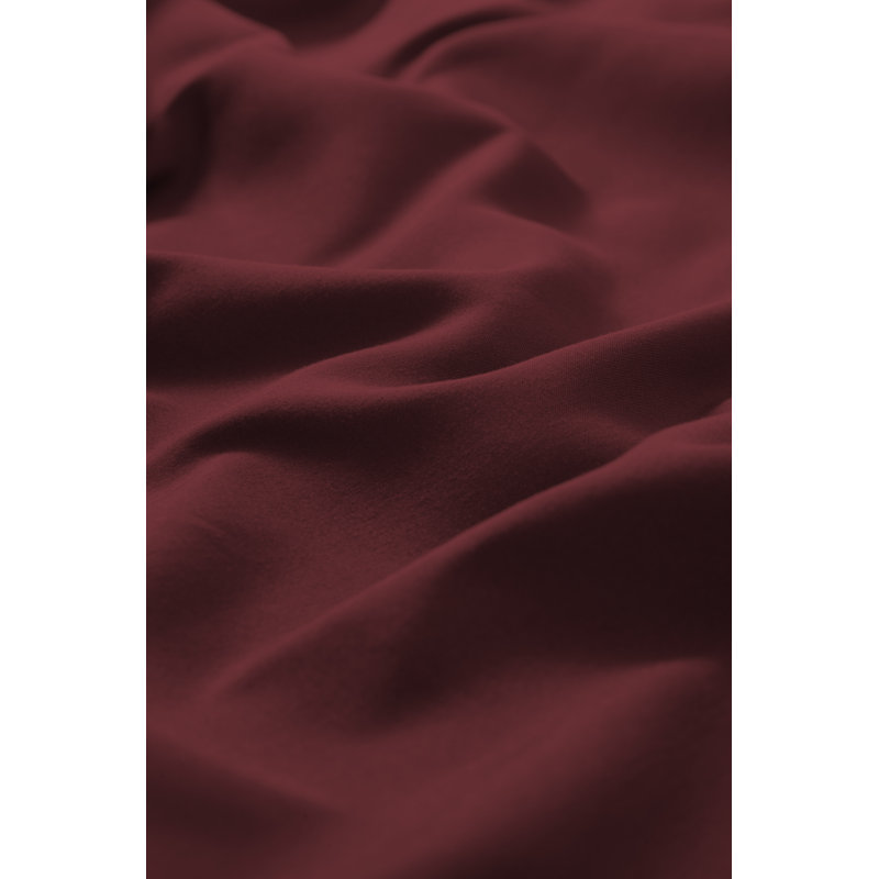 Premium Rayon from Bamboo Sheet Set Deep Pockets, Cooling, Ultra Soft and Breathable, Burgundy