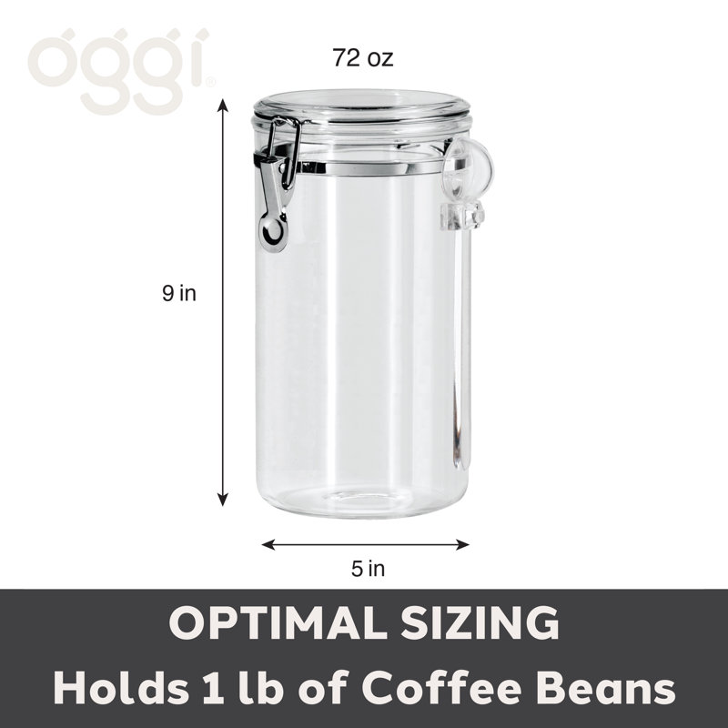 Pot OGGI Fresh Clear Clamp avec pelle (H 7,5 po, 59 oz), H 9 po x l 5 po x P 5 po