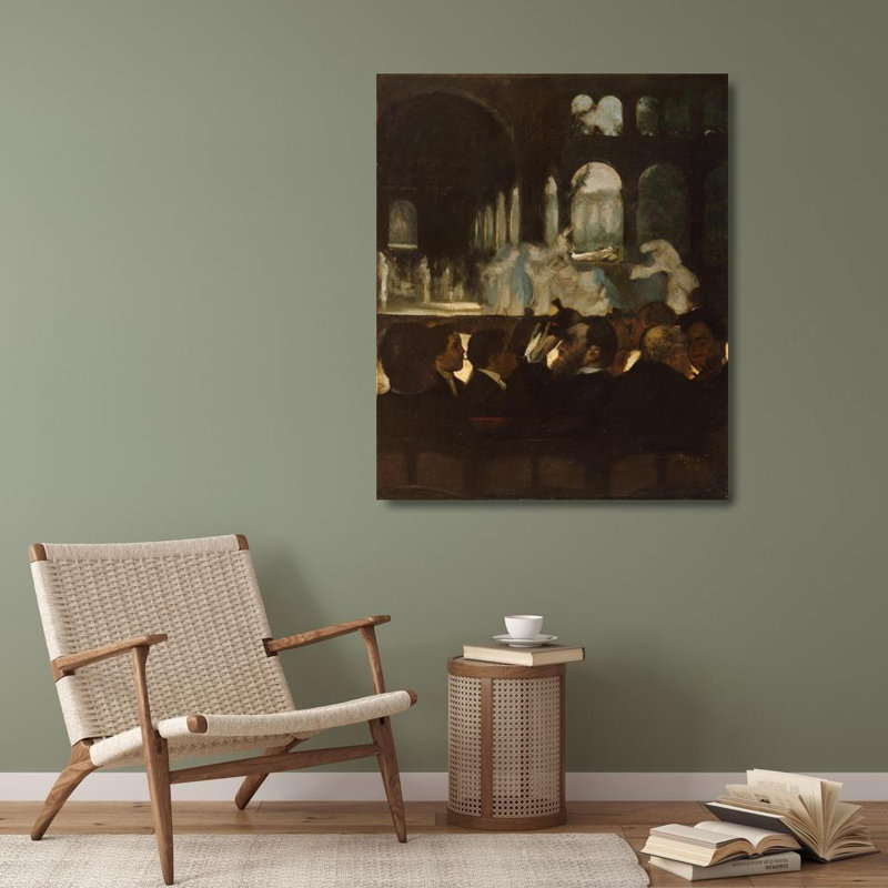 «The Ballet from« Robert Le Diable »par Edgar Degas - Art mural sur toile tendue avec châssis, H 40 po x l 28 po