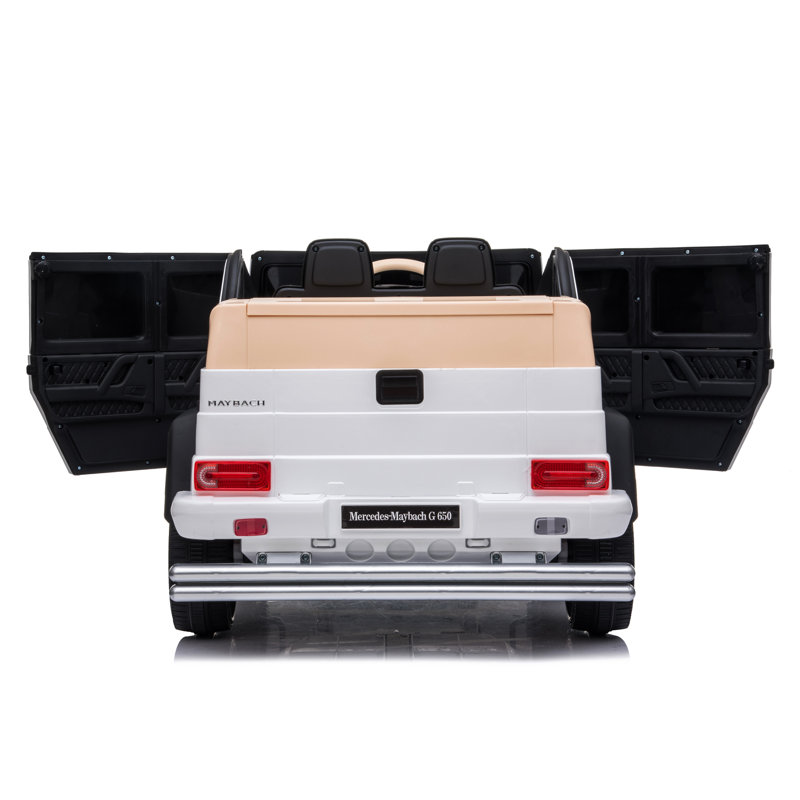 Landaulet 12V 1 place Mercedes Maybach G650, Blanc