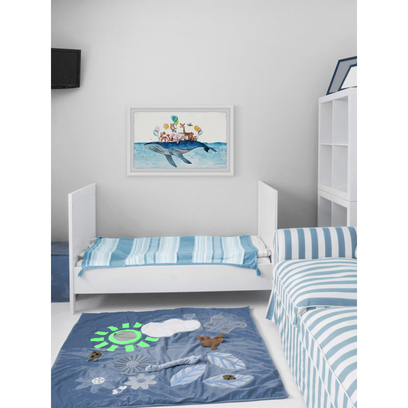 Heide Riding Animals, reproduction encadrée, H 30 po x l 45 po x 1,5 po