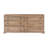 Carmenita 6-Drawer Dresser in Rustic Light Brown-311537060