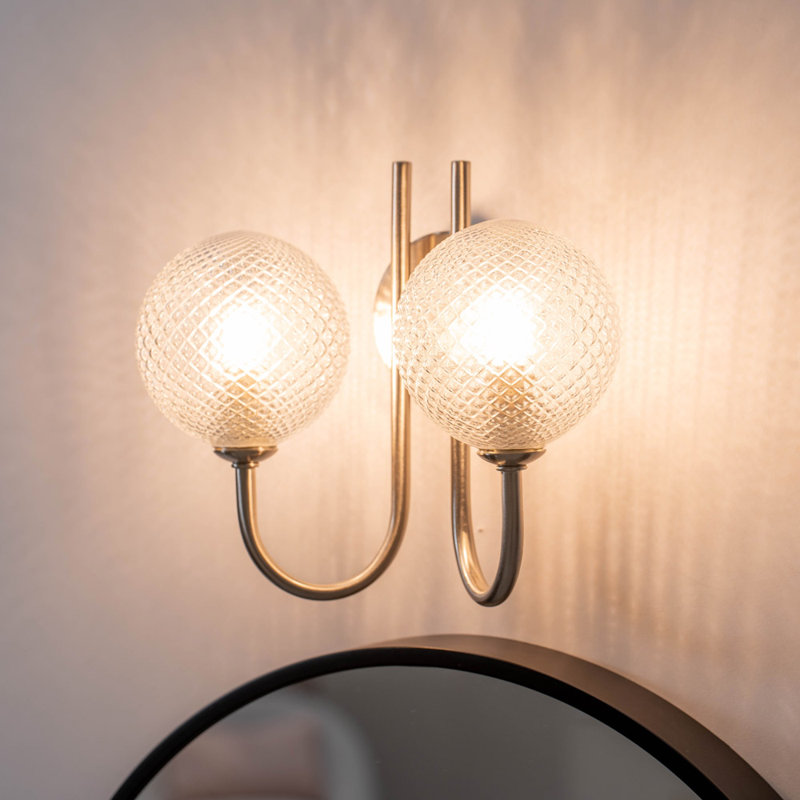 Conraad Glass Armed Sconce, Yes
