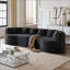 Canapé modulaire courbé, surdimensionné, moderne, sans os, avec 6 coussins, canapé en velours côtelé luxueux avec siège profond-1622731669