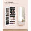 Armoire à bijoux avec miroir à suspendre-50561130