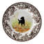 Spode Woodland Dogs Dinner Plate 10.5" Blk Lab