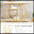 41.3-Inch Industrial Console Table With 4 Tiers, Circle Base, And White & Gold Finish For Modern Living Spaces