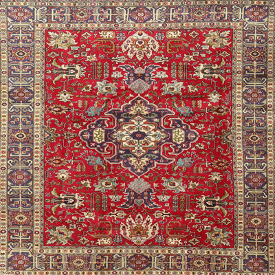Tapis traditionnel marron / noir