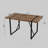 Industrial Rectangular Dining Table-1349243919