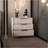 Dresser 27"H, 3 Drawers Dresser, Superior Top, Light Gray-795151331