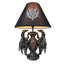 Lampe de table noire 19 po Pamela