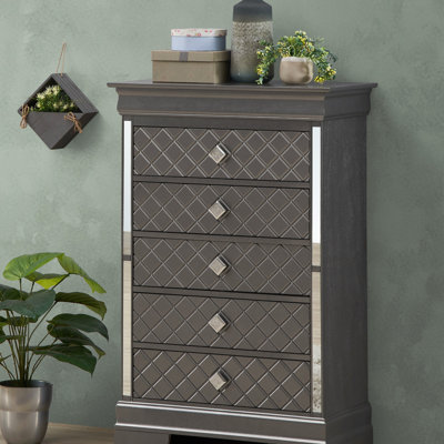 Commode en bois de style traditionnel Verona G6702-CH (commode)