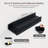 Rustic Floating Shelves Set of 3 with Lip, Picture Ledge Shelf for Nursery, Living Room – Multipurpose Storage Organizer, Bookshelf, & Photo Display Rack Black-1279139499