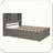 Platform Bed Storage Headboard Eight Drawers Practical Functional Space-Saving Design,Queen