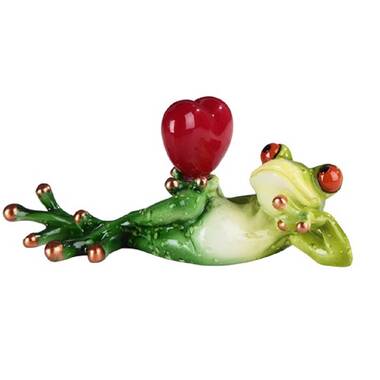 HI-LINE GIFT LTD. Lotus Leaf with Red-Eyed Tree Frog Statues 87822-A - The  Home Depot