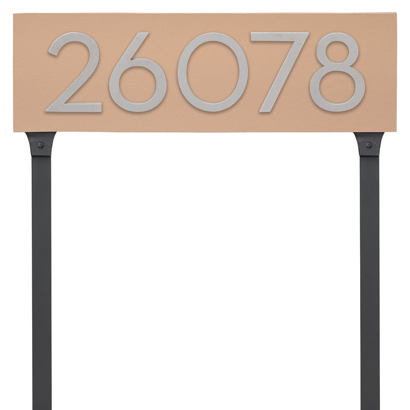 Rectangle pour pelouse, Taupe / aluminium brossé, Oui