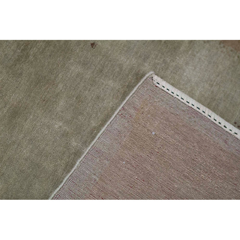 Tapis beige noué à la main de haute qualité
