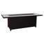Elba Rectangle Aluminum Propane and Natural Gas Fire Pit Table-553030083-553030084-553550047