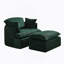 Fauteuil convertible polyvalent avec repose-pieds pour espaces compacts-450155238