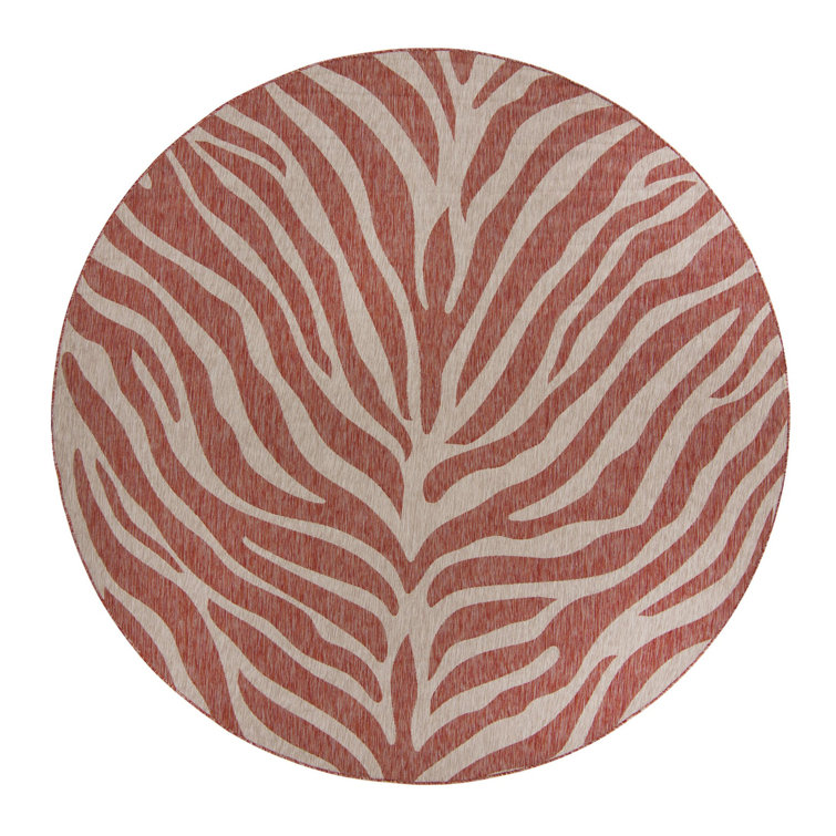 Rust Red Tsavo Indoor/Outdoor Safari Rug