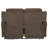 55.5" Dual Reclining Upholstered Loveseat with Accent Pillows-72273613-73230066