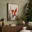 Fox Among the Reeds Boho - Wrapped Canvas-1879363681-1879363704