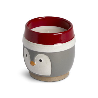 Small Ceramic Penguin Candle - 8Oz