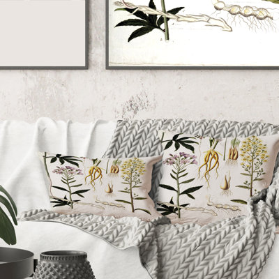 Coussin Vintage Plant Life